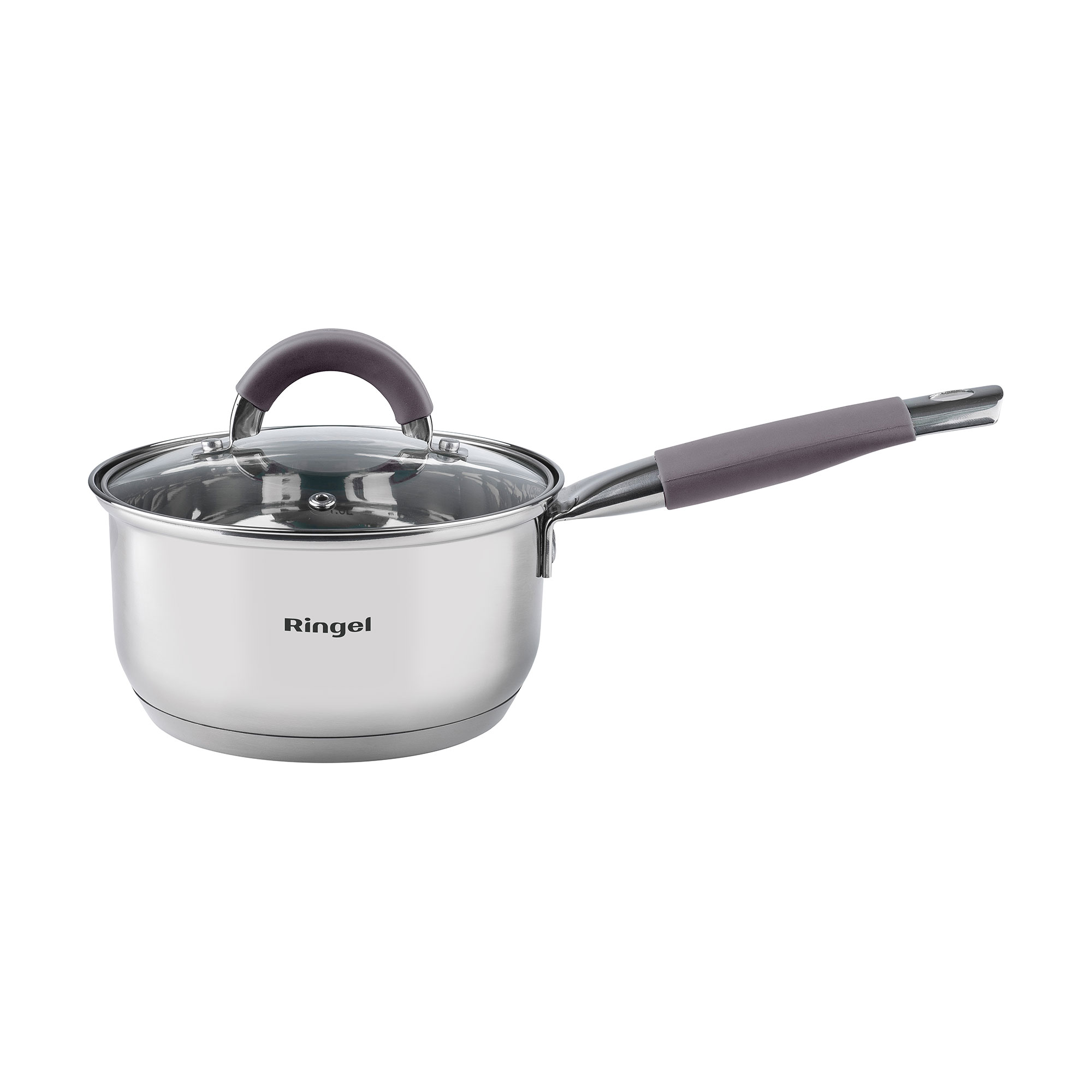 Ківш Ringel Meyer з кришкою, діаметр 16 см, 1.6 л (RG-4008-16)